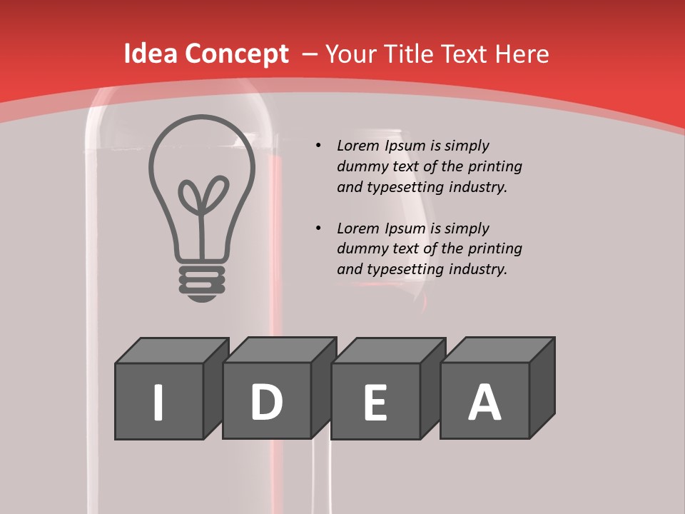 Winery Splashing Still PowerPoint Template