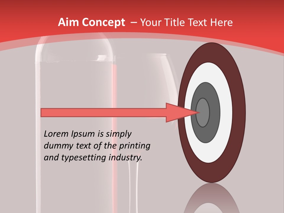 Winery Splashing Still PowerPoint Template