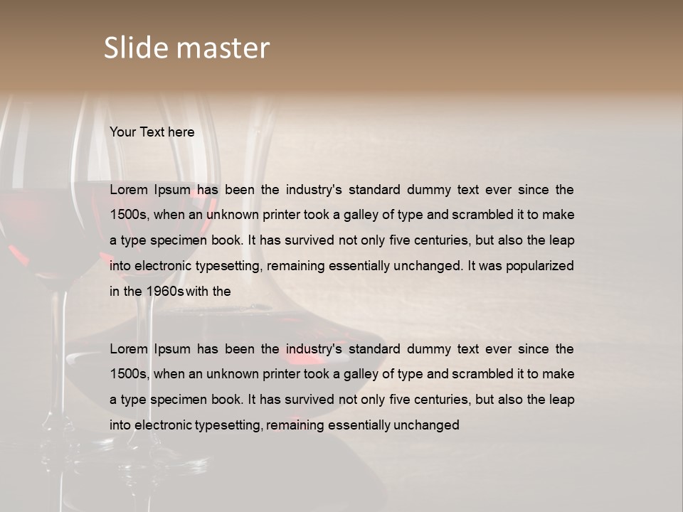 Stylish Alcoholic Vintage PowerPoint Template