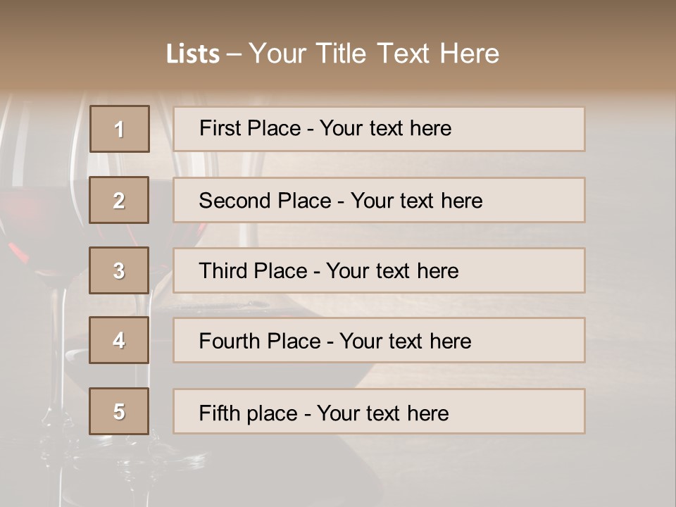 Stylish Alcoholic Vintage PowerPoint Template