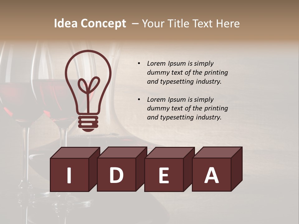 Stylish Alcoholic Vintage PowerPoint Template