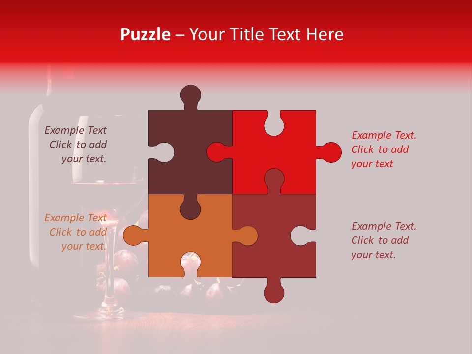 Elegant Merlot Vintage PowerPoint Template