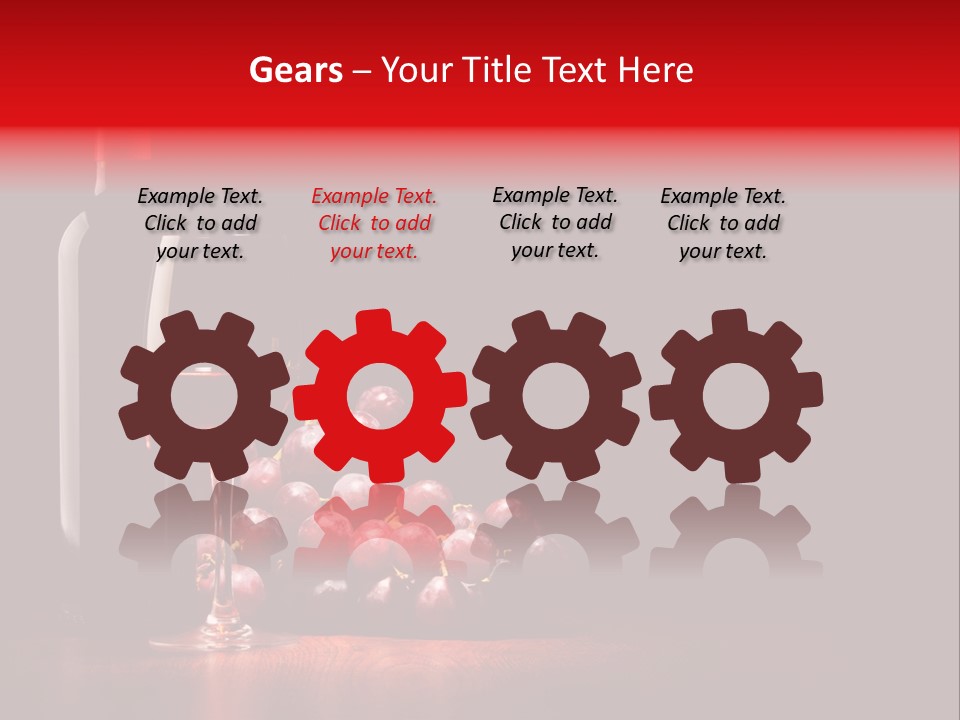 Elegant Merlot Vintage PowerPoint Template