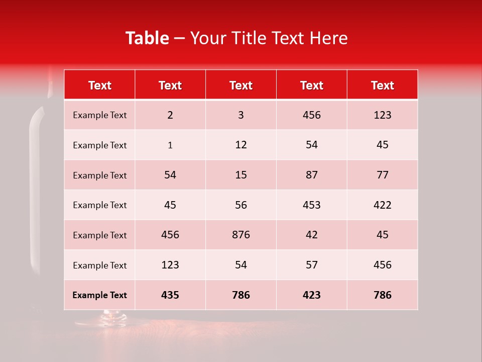 Elegant Merlot Vintage PowerPoint Template