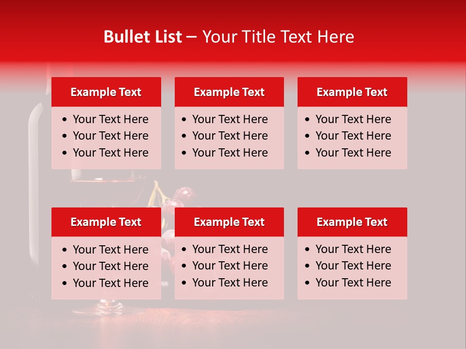 Elegant Merlot Vintage PowerPoint Template