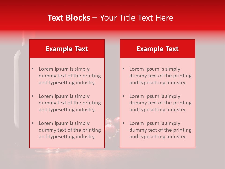 Elegant Merlot Vintage PowerPoint Template