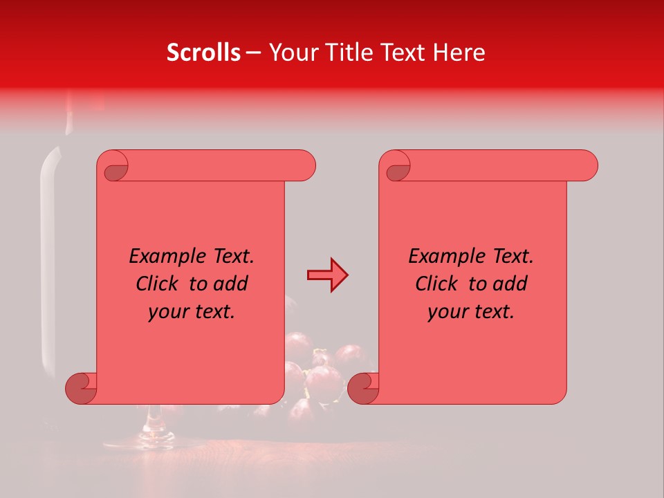 Elegant Merlot Vintage PowerPoint Template