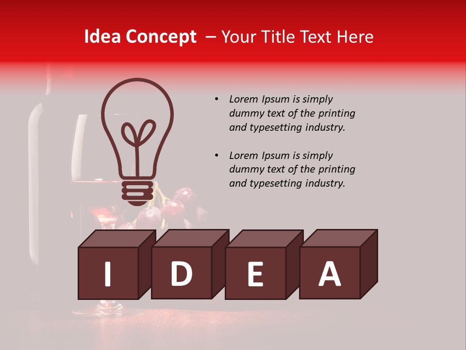 Elegant Merlot Vintage PowerPoint Template