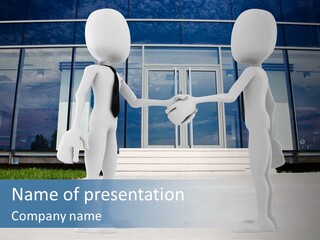 Concept Businessman Corporate PowerPoint Template