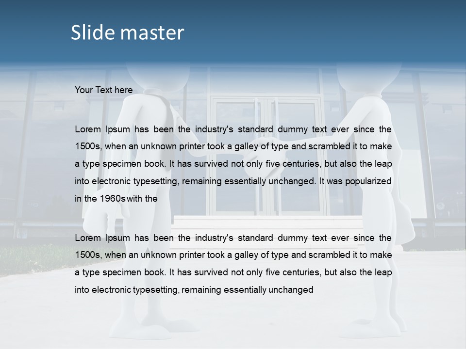 Concept Businessman Corporate PowerPoint Template