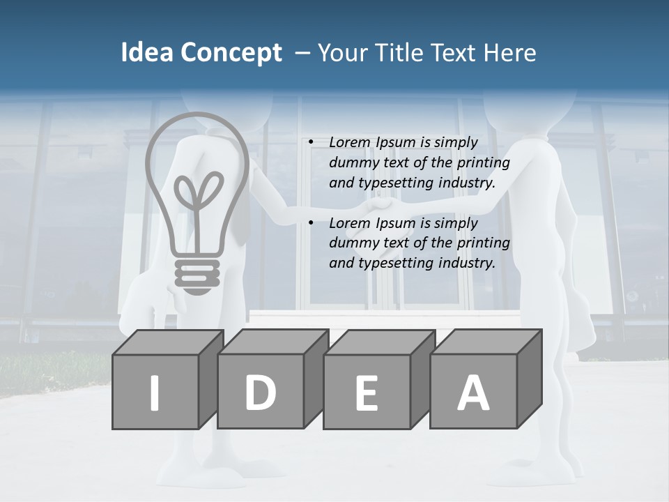 Concept Businessman Corporate PowerPoint Template