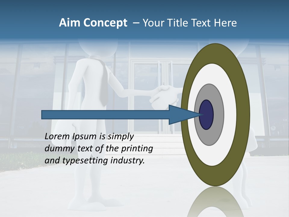 Concept Businessman Corporate PowerPoint Template