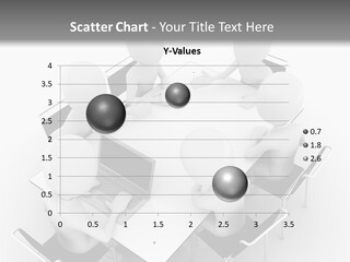 Sitting Team Mobile PowerPoint Template