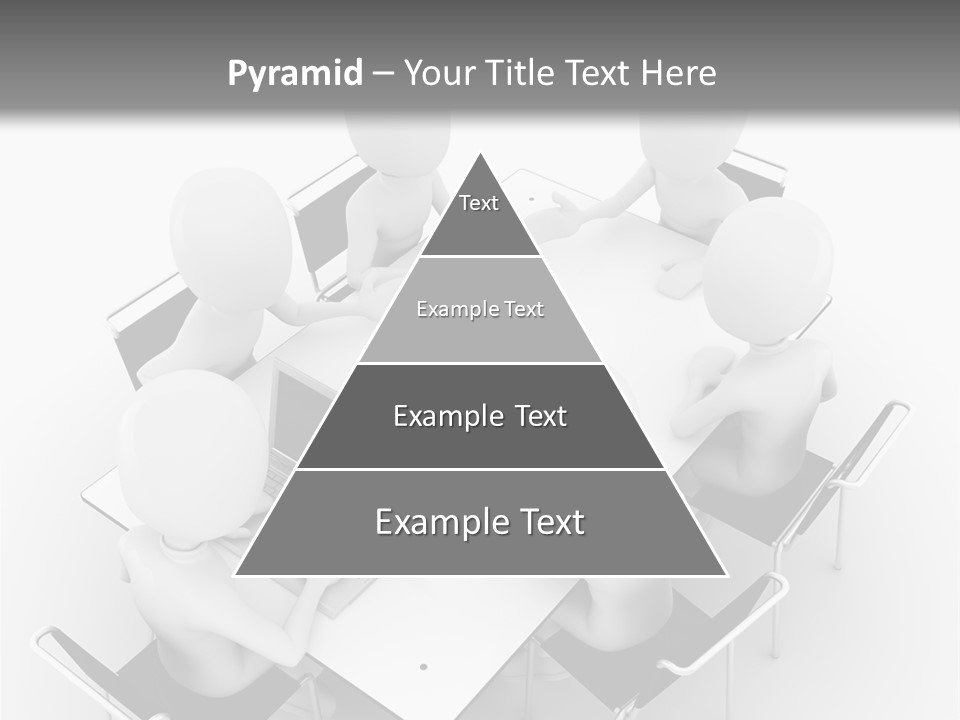 Sitting Team Mobile PowerPoint Template