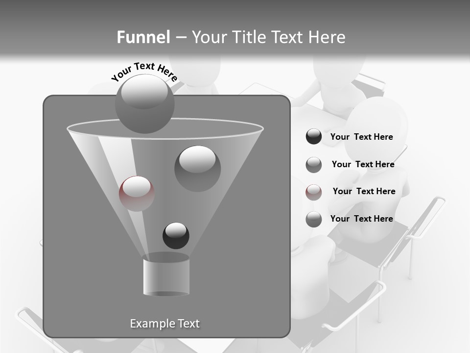 Sitting Team Mobile PowerPoint Template