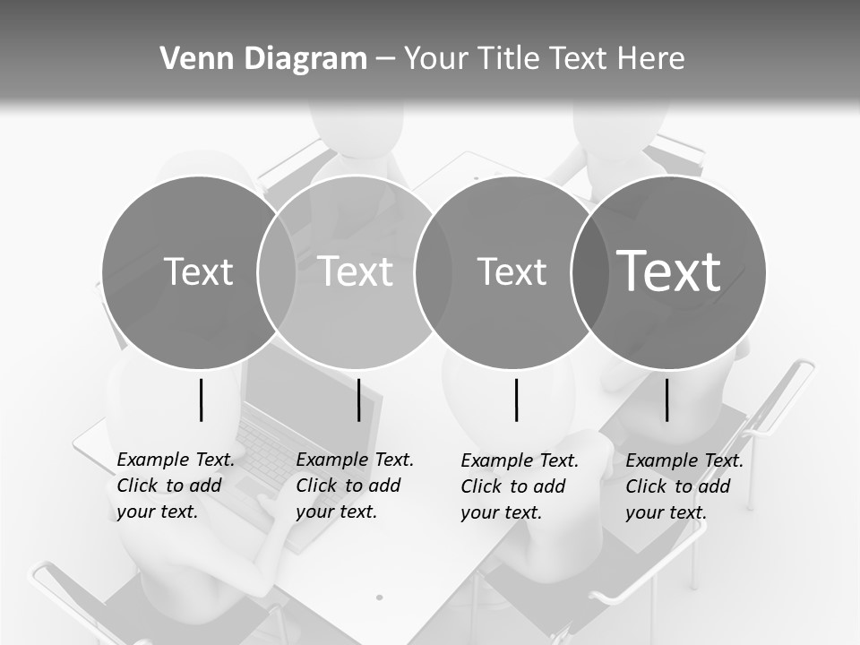 Sitting Team Mobile PowerPoint Template