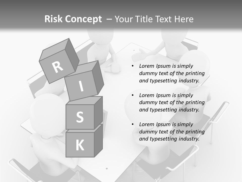 Sitting Team Mobile PowerPoint Template