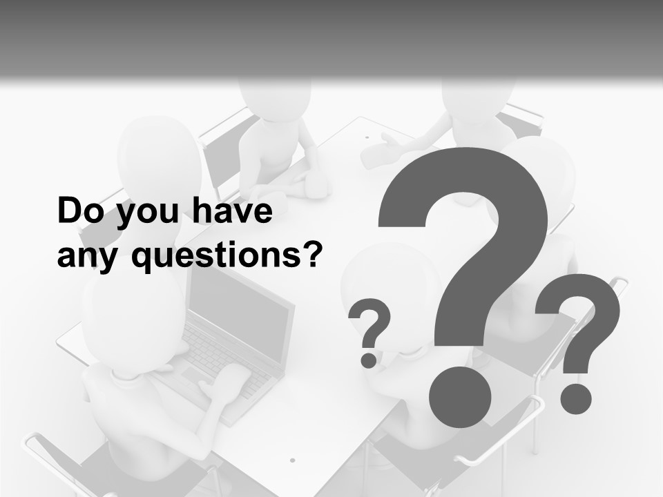 Sitting Team Mobile PowerPoint Template