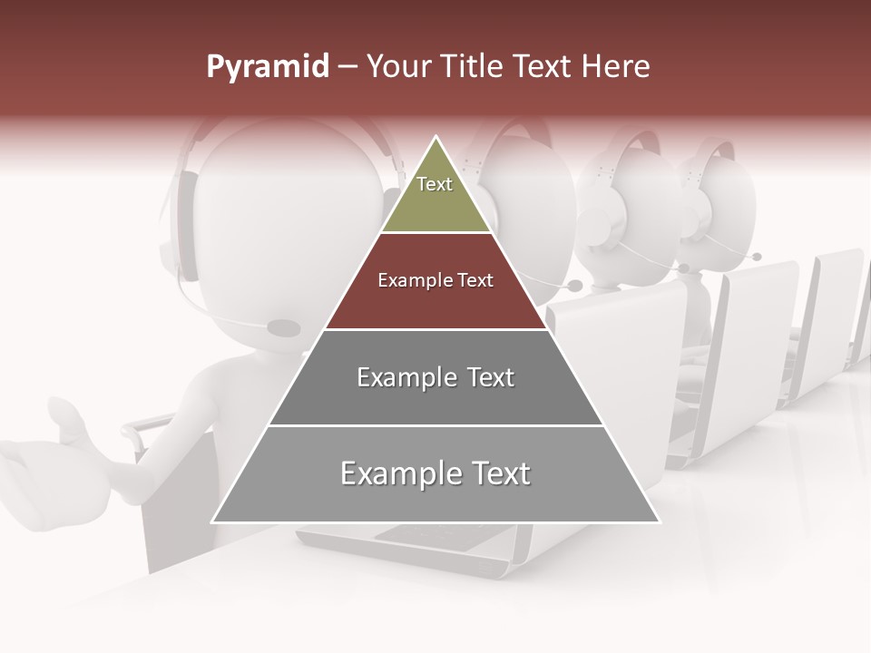 Headphone  Contact PowerPoint Template