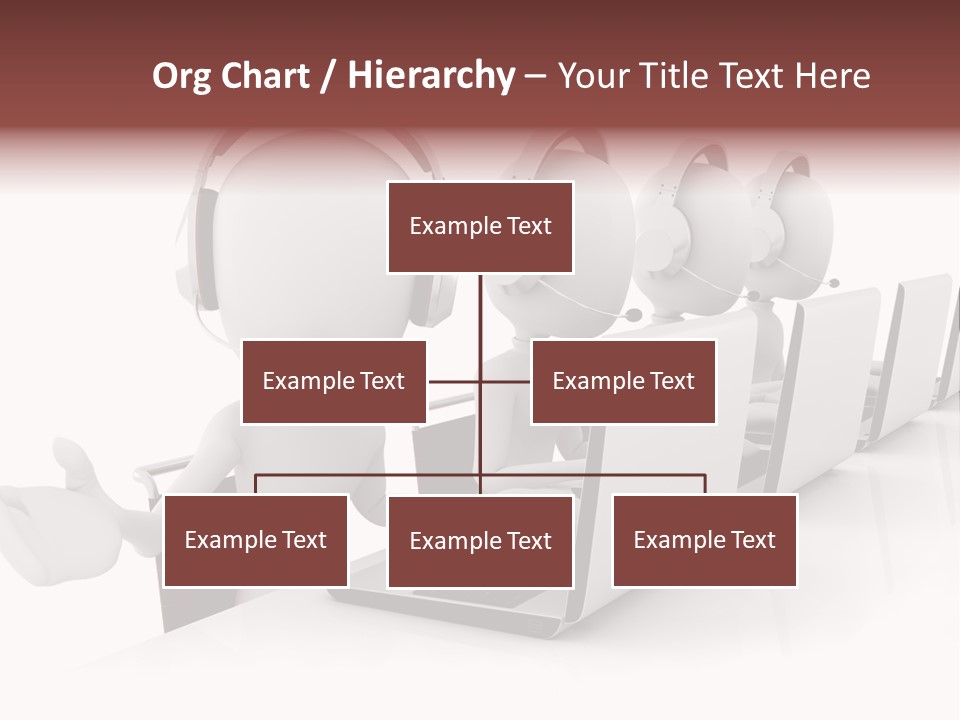 Headphone  Contact PowerPoint Template