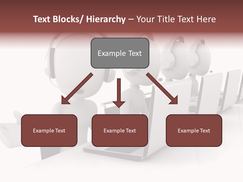 Headphone  Contact PowerPoint Template