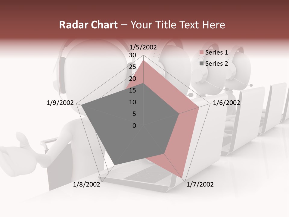 Headphone  Contact PowerPoint Template