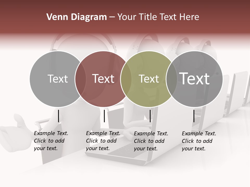 Headphone  Contact PowerPoint Template