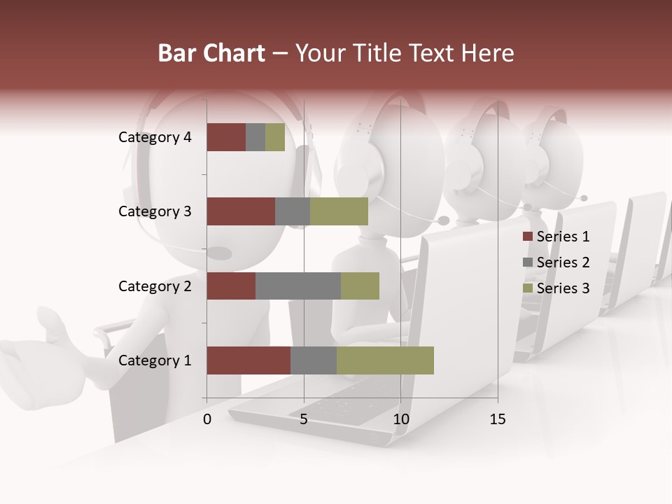 Headphone  Contact PowerPoint Template