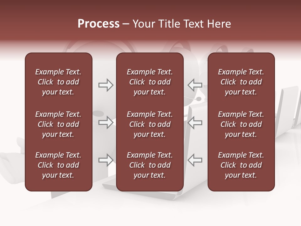 Headphone  Contact PowerPoint Template