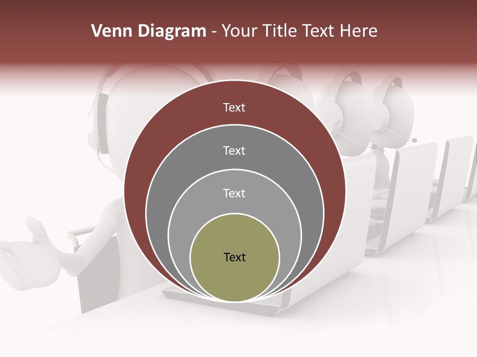 Headphone  Contact PowerPoint Template