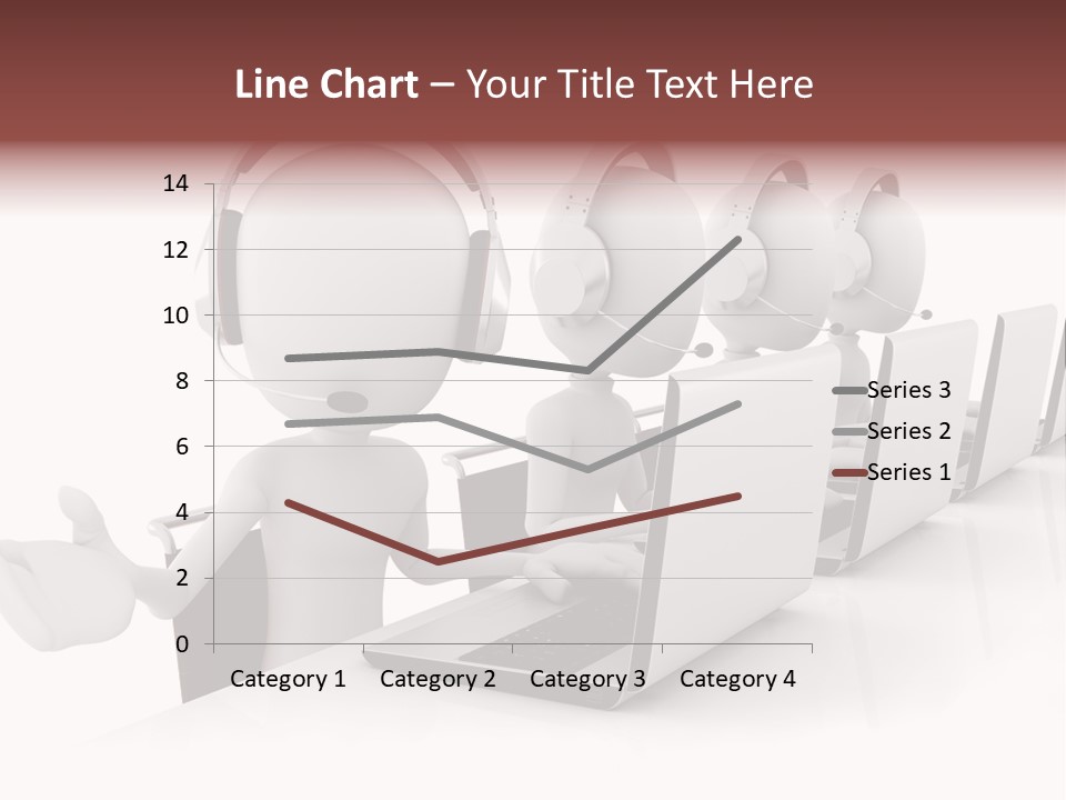 Headphone  Contact PowerPoint Template