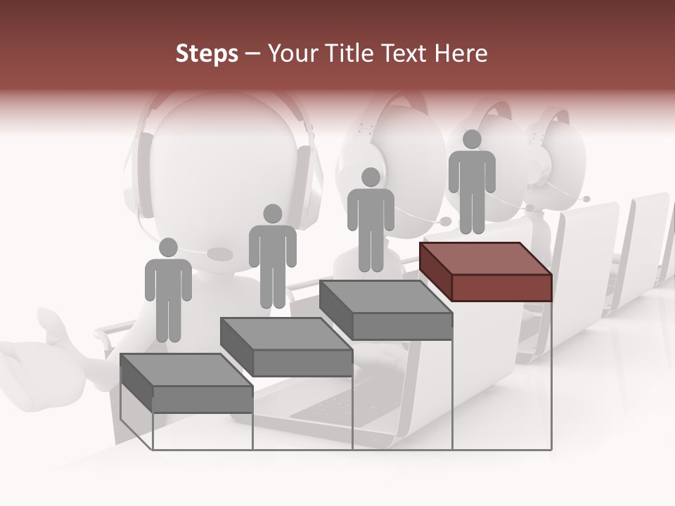 Headphone  Contact PowerPoint Template