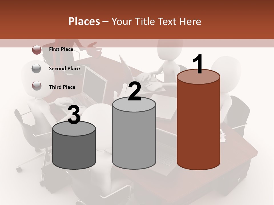 Worker Success Communicating PowerPoint Template