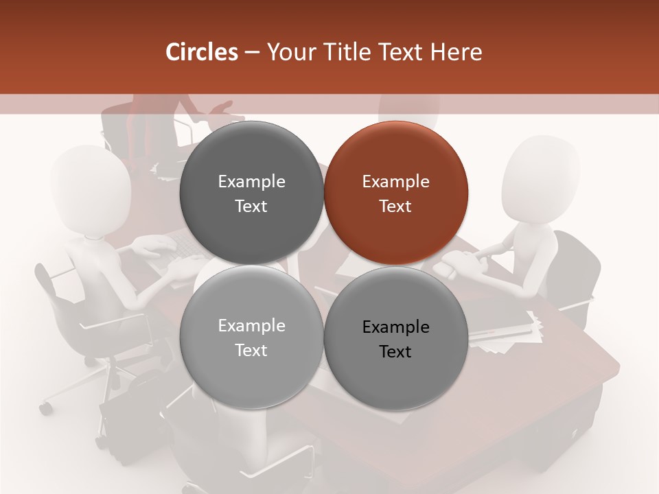 Worker Success Communicating PowerPoint Template