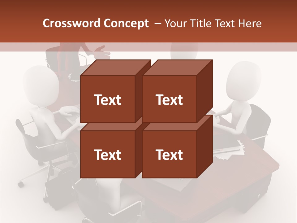 Worker Success Communicating PowerPoint Template