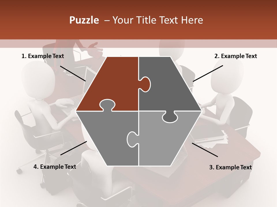 Worker Success Communicating PowerPoint Template
