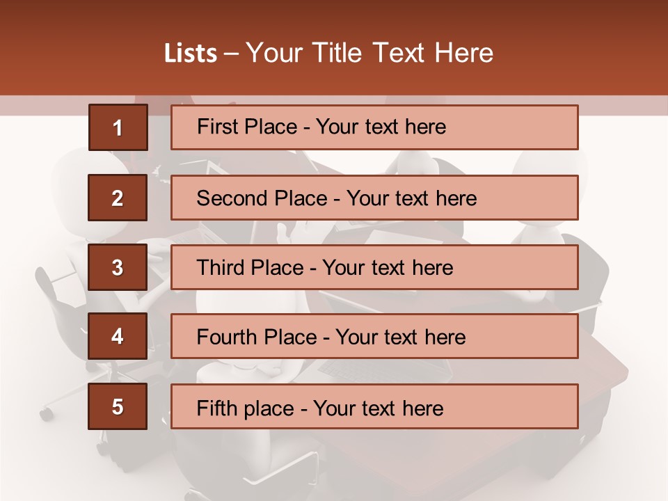 Worker Success Communicating PowerPoint Template