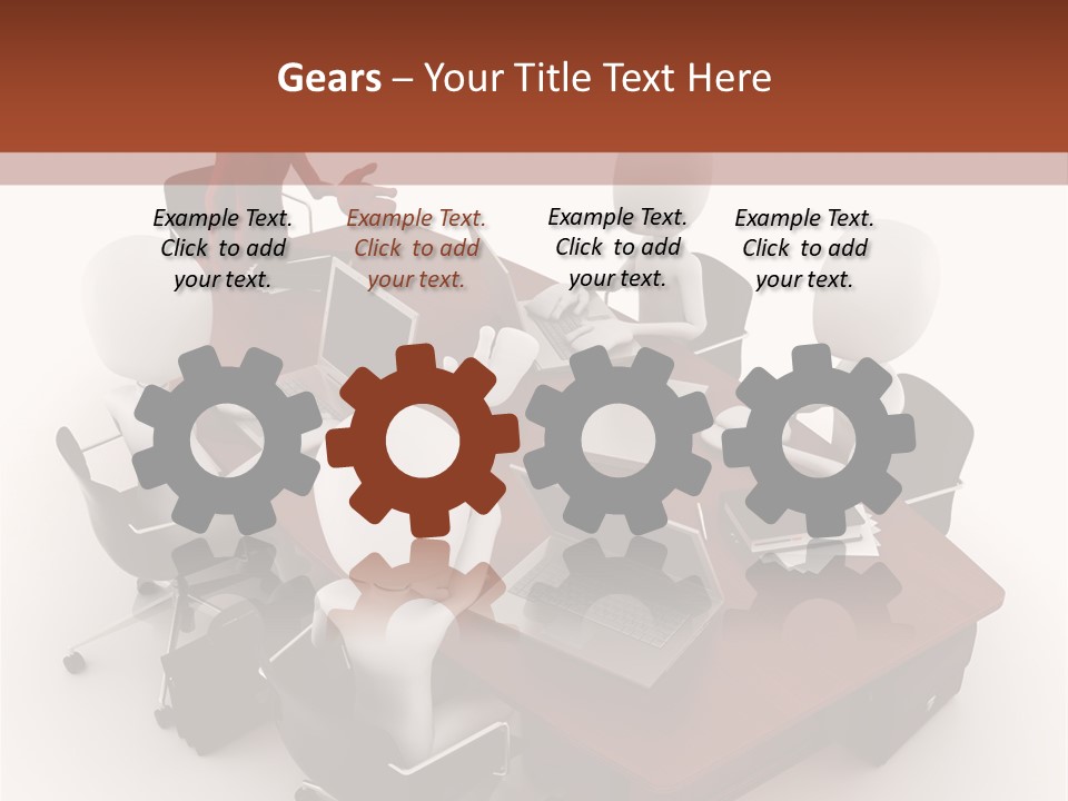 Worker Success Communicating PowerPoint Template