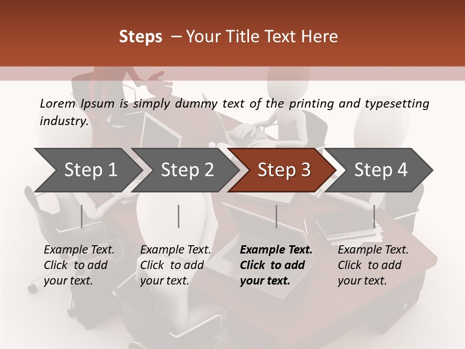 Worker Success Communicating PowerPoint Template