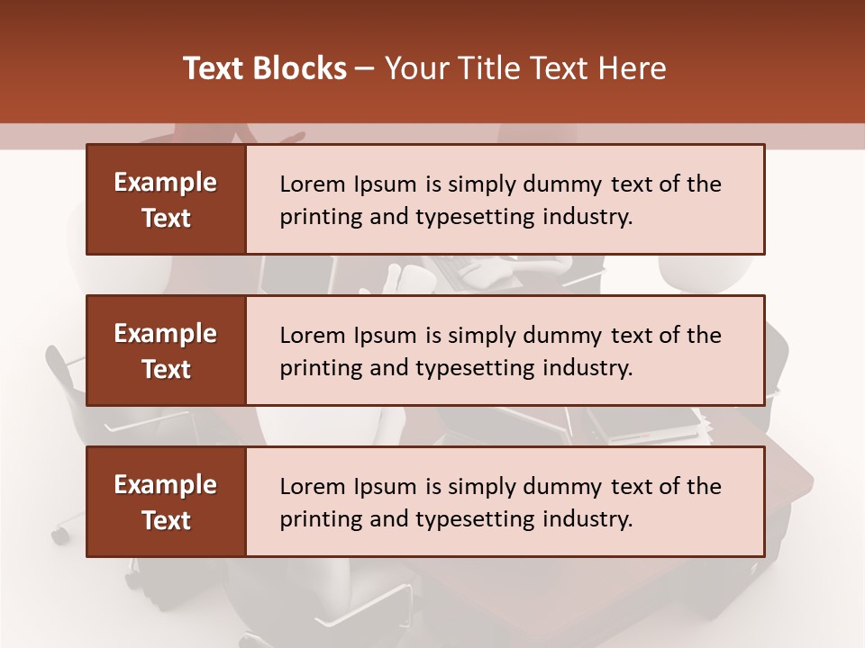 Worker Success Communicating PowerPoint Template