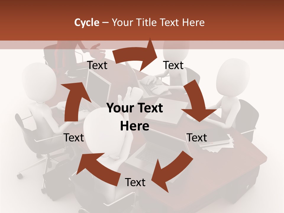 Worker Success Communicating PowerPoint Template