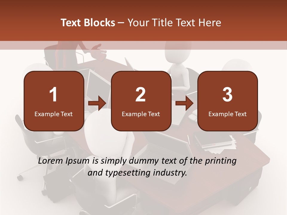 Worker Success Communicating PowerPoint Template