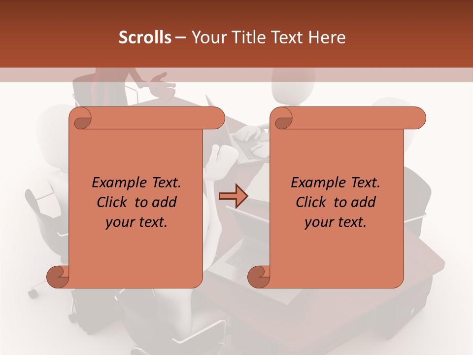 Worker Success Communicating PowerPoint Template