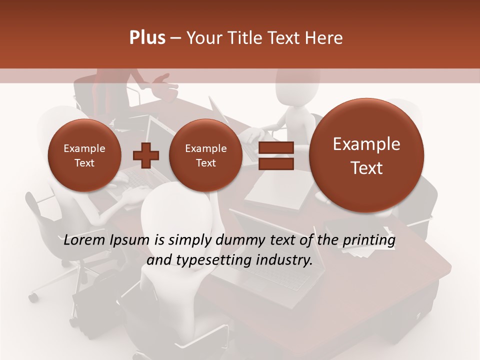 Worker Success Communicating PowerPoint Template