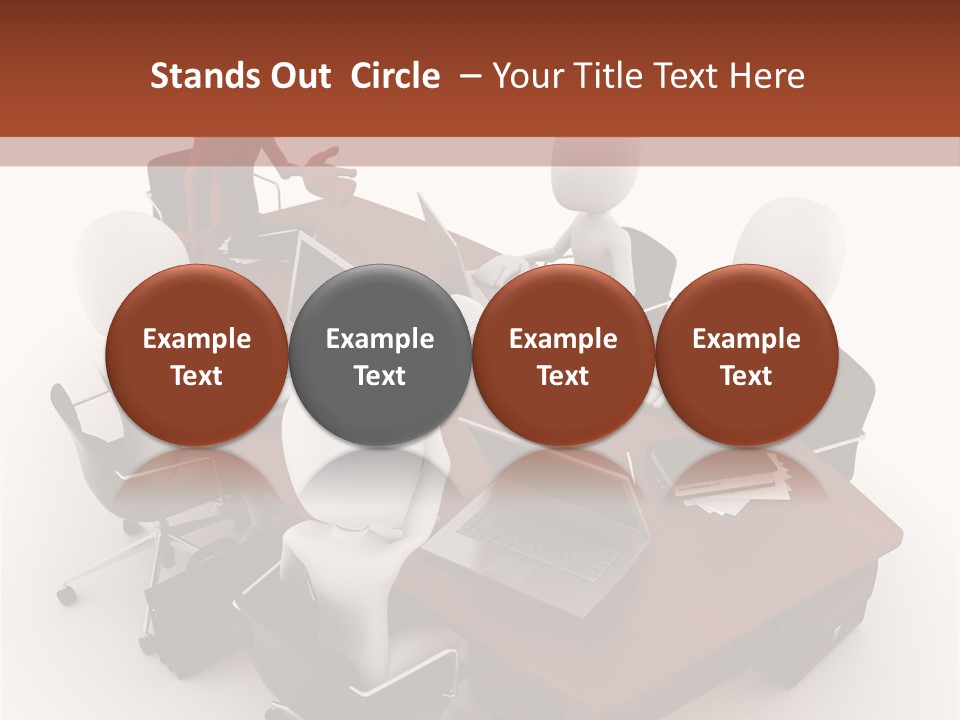 Worker Success Communicating PowerPoint Template