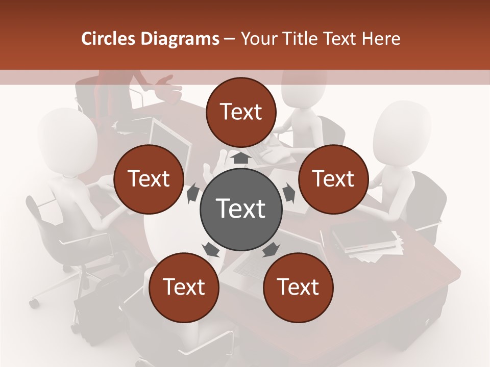 Worker Success Communicating PowerPoint Template