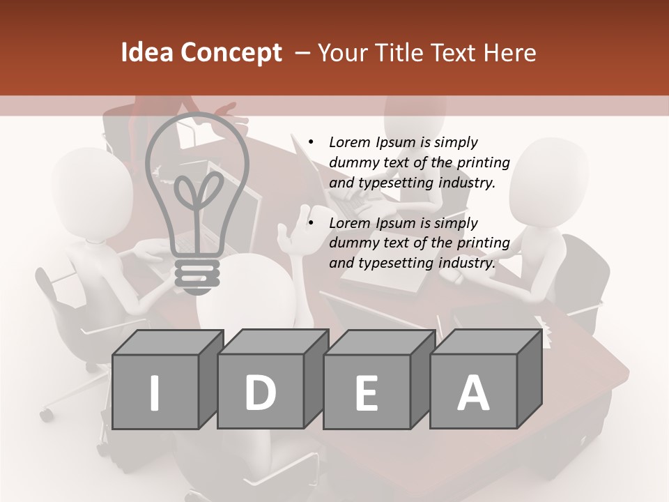 Worker Success Communicating PowerPoint Template