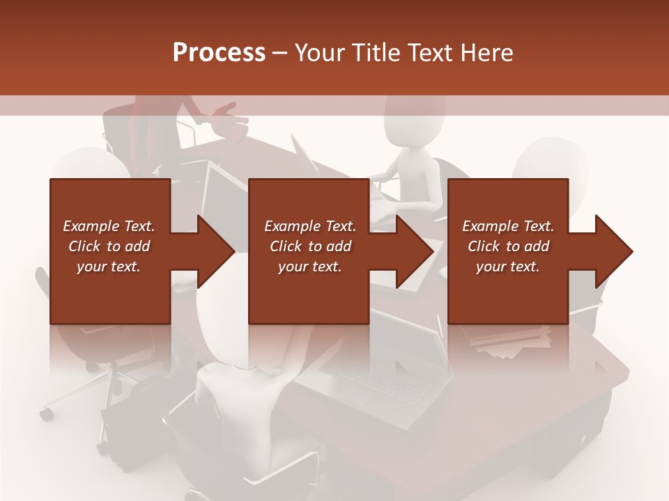 Worker Success Communicating PowerPoint Template