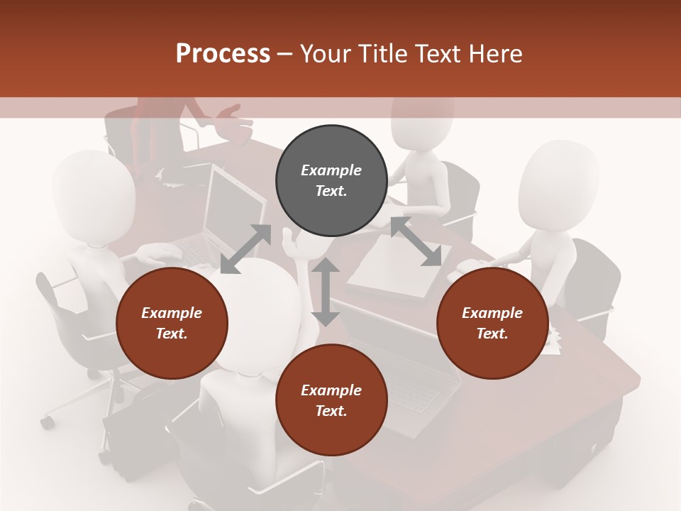 Worker Success Communicating PowerPoint Template