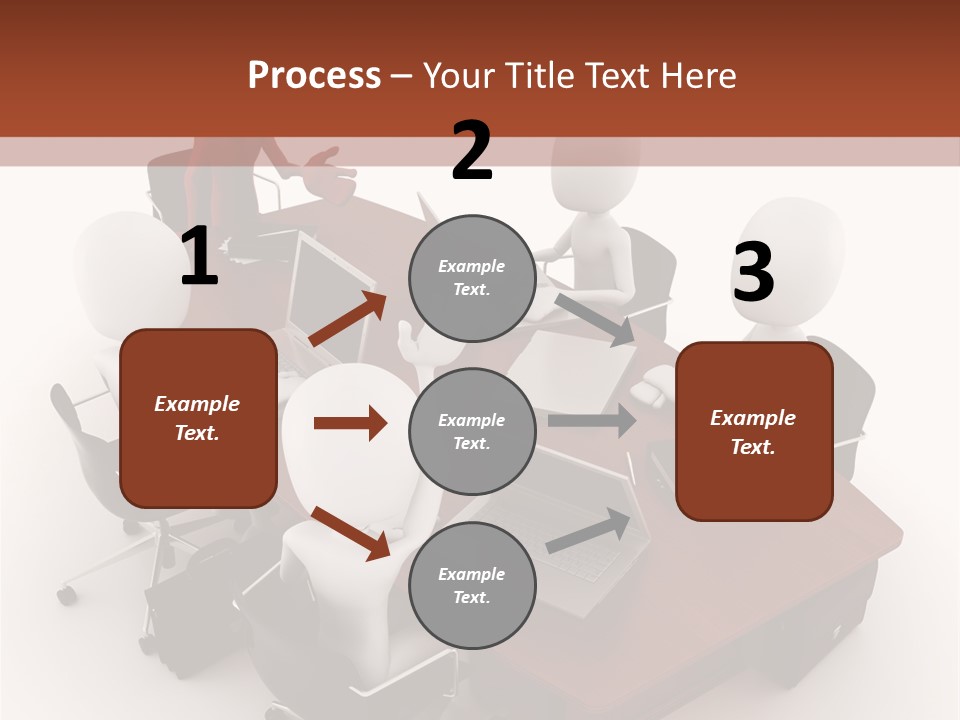 Worker Success Communicating PowerPoint Template